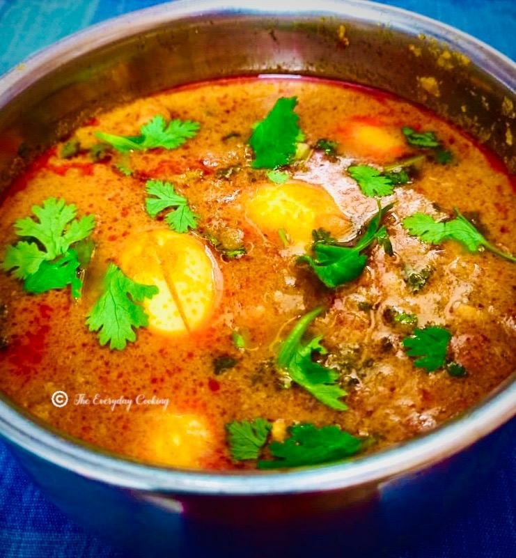 South Indian egg curry