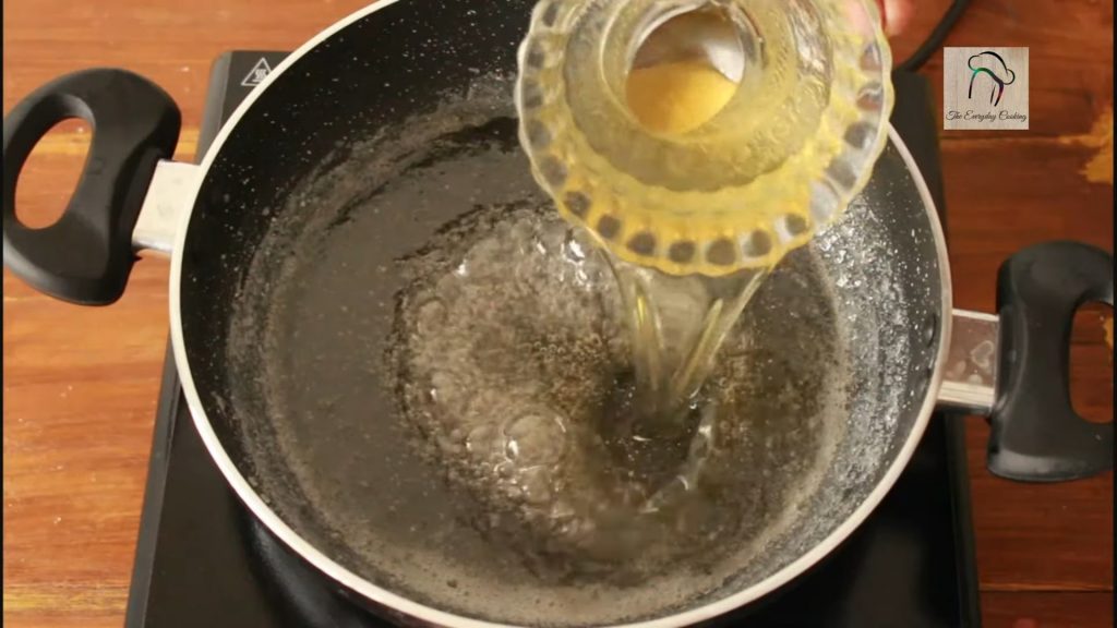Mix Gelatin to sugar syrup