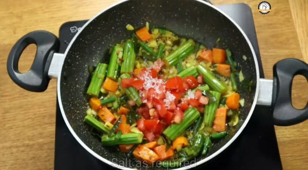 add vegetables